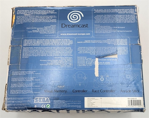 Sega Dreamcast - I Original Kasse - Konsol - SNR DE070712414 (B Grade) (Genbrug)
